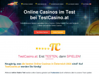 testcasino.at Webseite Vorschau