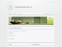 handchirurgie-hess.ch Webseite Vorschau