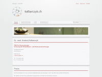 kalbarczyk.ch Webseite Vorschau