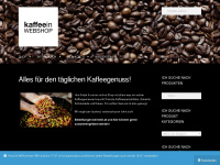 kaffeein.at Webseite Vorschau