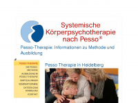 pesso-therapie.com Webseite Vorschau