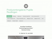 pupille-galerie.com Webseite Vorschau