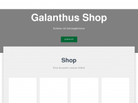 galanthus.shop Webseite Vorschau