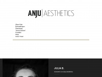 anju-aesthetics.com Webseite Vorschau