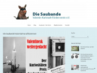 saubande.com Webseite Vorschau