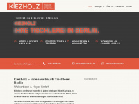 kiezholz.de Webseite Vorschau