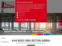 kies-und-beton.eu Webseite Vorschau