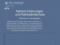 nte-podcast.de Webseite Vorschau