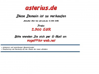asterius.de Webseite Vorschau