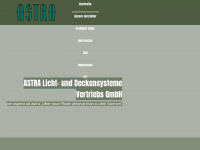 astra-licht.de Webseite Vorschau