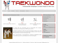 taekwondo-horb.de Webseite Vorschau