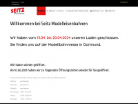 seitz-modellbahn.de Webseite Vorschau