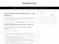 hotelcoro.de Webseite Vorschau