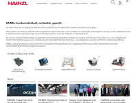 hainzl.at Webseite Vorschau