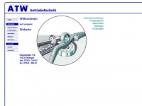 atw-antriebstechnik.de Webseite Vorschau