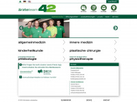 aerzte42.de Webseite Vorschau