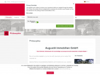 augusta-immobilien.de Webseite Vorschau