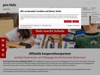 holzmachtschule.at Webseite Vorschau