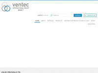 ventec-group.com Webseite Vorschau