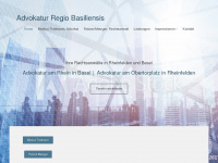 advokatur-regio-basiliensis.ch Webseite Vorschau