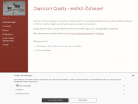 capricornquality.ch Webseite Vorschau