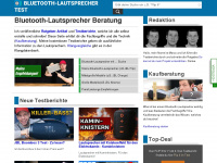 bluetooth-lautsprecher-infos.de Webseite Vorschau
