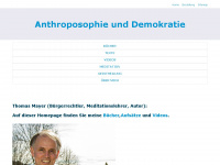 thomasmayer.org Webseite Vorschau