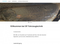 spfahrzeugtechnik.de Webseite Vorschau