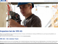 wb-anpacken.ch Webseite Vorschau