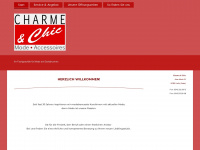 charme-chic.de Webseite Vorschau