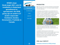 wsbclean.nl Webseite Vorschau