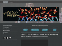 school-dance-award.ch Webseite Vorschau
