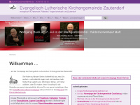 zautendorf-evangelisch.de Webseite Vorschau