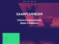 saarfluencer.de Webseite Vorschau