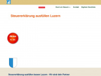 taxluzern.ch Webseite Vorschau