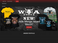 metalmerch.com Webseite Vorschau