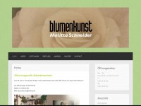 blumenkunst-schneider.de Webseite Vorschau