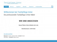 textilpflege-uster.ch Webseite Vorschau