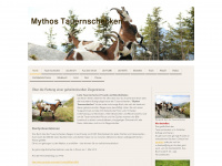 mythos-tauernschecken.com Webseite Vorschau