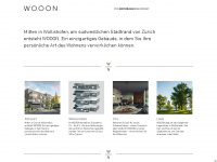 wooon.ch Webseite Vorschau