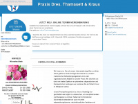 dr-thamasett.de Webseite Vorschau