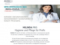 milinda-pro.de Webseite Vorschau