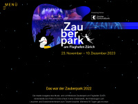 zauberpark.ch Webseite Vorschau