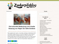 zauberpilzblog.com Webseite Vorschau