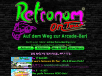 arcade-bar.de Webseite Vorschau