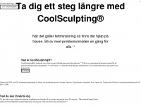 coolsculpting.se Webseite Vorschau