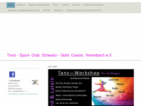 tanzsportclub-hemsbach.net Webseite Vorschau