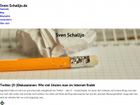 sven-schalljo.net Webseite Vorschau