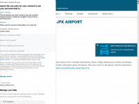 airport-jfk.com Webseite Vorschau