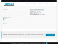 parresia.fr Webseite Vorschau